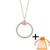 Rose Gold Unicorn Air Balloon Charms Pendant Necklace For Women Gift  Long Chain Jewelry