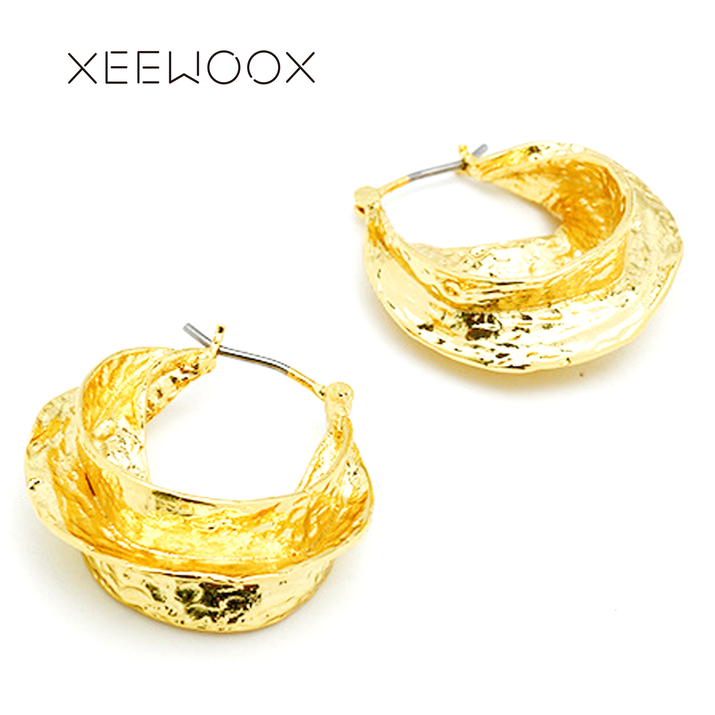 Fashion Show Big Circle Statement Woman Earring 14k Drop Earring Geometric Fashion Gift Party Creative Design