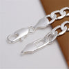 Silver Colour 12MM Cuba Chain Bracelet Charms Jewelry Ladies Trend 2022 Accessories  Items Christmas GaaBou