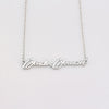 Fashion Silver Wonder Woman Name Necklace Engraved Letter Necklaces & Pendants Movie Jewelry