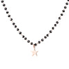 Simple Multi Stars Chain Necklace For Women Double-layer Beaded Sweety Lover Choker Necklaces Ladies Valentine Gifts