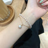 Simple Multilayer Pearl Bracelet for Women Ins Temperament Sweet Pendant Bracelets Jewelry Girls Party Gift