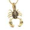 Simple Style Casting Scorpion Men's Pendant Necklace   Gothic Accessories Furreal Friends Retro