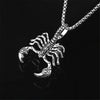 Simple Style Casting Scorpion Men's Pendant Necklace   Gothic Accessories Furreal Friends Retro