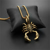 Simple Style Casting Scorpion Men's Pendant Necklace   Gothic Accessories Furreal Friends Retro