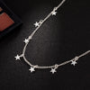 Simple Women's Alloy Necklace Long Five-pointed Star Pendant Nnecklace A Direct Sale