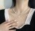 Small Pearl Bowknot Long Necklace Bohemian Choker Chain Female