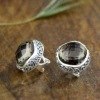 Fashion Smoky Quartz Crystal Earrings female personality crystal Gemstones earrings Wedding Jewelry Fine Jewels Wholesale