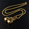 Sport Fitness Jewelry Double Boxing Glove Pendant Necklace Chic Men Hiphop Chain Necklace Cool Male Jewellery