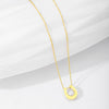Stainless Steel Exquisite Pearl Pendant Necklace for Women  18 K Chain Choker Necklace Jewelry