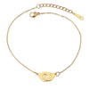 Stainless Steel Handcuffs Bracelet Gold Silver Color Couple Lock Bracelet For Women Men Jewelry Valentine's day Gift