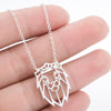 Stainless Steel Lion Necklace For Girl Kids Origami Animal Head Choker Necklaces Metal Jewelry Collars Dropship
