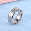 Fashion Stainless Steel Matte Rings For Women Men Simple Couple Titanium Steel Wedding Ring Jewelry Drop Shipping Anneau Anillo