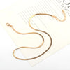 Stainless Steel Necklace Snake Chain Choker Necklace Simple Necklaces for Women Party Jewelry Gift