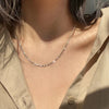 Starry Choker Necklace for Women Man Anniversary Bride Wedding Clavicle Chain with Shiny Flashing Jewelry for Wedding