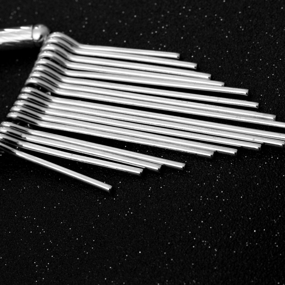 Statement Tassel Necklace Choker Gold/Silver Color Chain Necklace Lady Party Jewelry 2021 Women Accessories