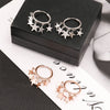 Tassel Stars Hoop Earrings  Multi Charm Copper Hook Earrings For Women  Brand Designer Jewelry 2022