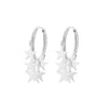 Tassel Stars Hoop Earrings  Multi Charm Copper Hook Earrings For Women  Brand Designer Jewelry 2022