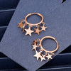 Tassel Stars Hoop Earrings  Multi Charm Copper Hook Earrings For Women  Brand Designer Jewelry 2022