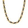 Thick Bead Metal Thick Chain Choker Necklace for Women Twist Gold Color Short Colorful Bead Collar Party Jewelry
