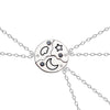 Three-Piece Set Star Moon Sun Personality Pendant Necklace Men And Women Alloy Clavicle Chain Jewelry Gift
