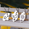 Three-Piece Set Star Moon Sun Personality Pendant Necklace Men And Women Alloy Clavicle Chain Jewelry Gift