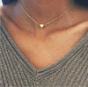 Tiny Heart Necklace for Women SHORT Chain Heart Shape Pendant Necklace Gift Bohemian Choker Necklace Drop Shipping