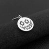 Titanium Steel Smiley Face Star Evil Face Pendant Couple Men Women Necklace Hip Hop Long Snake Chain Gift Jewelry Goth