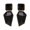 Fashion Trendy CZ Crystal Earrings For Women Statement Jewelry Geometric Drop Earrings Party Accessories
