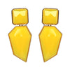 Fashion Trendy CZ Crystal Earrings For Women Statement Jewelry Geometric Drop Earrings Party Accessories