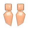 Fashion Trendy CZ Crystal Earrings For Women Statement Jewelry Geometric Drop Earrings Party Accessories