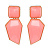 Fashion Trendy CZ Crystal Earrings For Women Statement Jewelry Geometric Drop Earrings Party Accessories