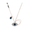Trendy Emo Evil Eye Pendat Necklace For Women's Stainless Steel Chain Choker Necklaces Aesthetic Kpop Jewelry 2022 Korea