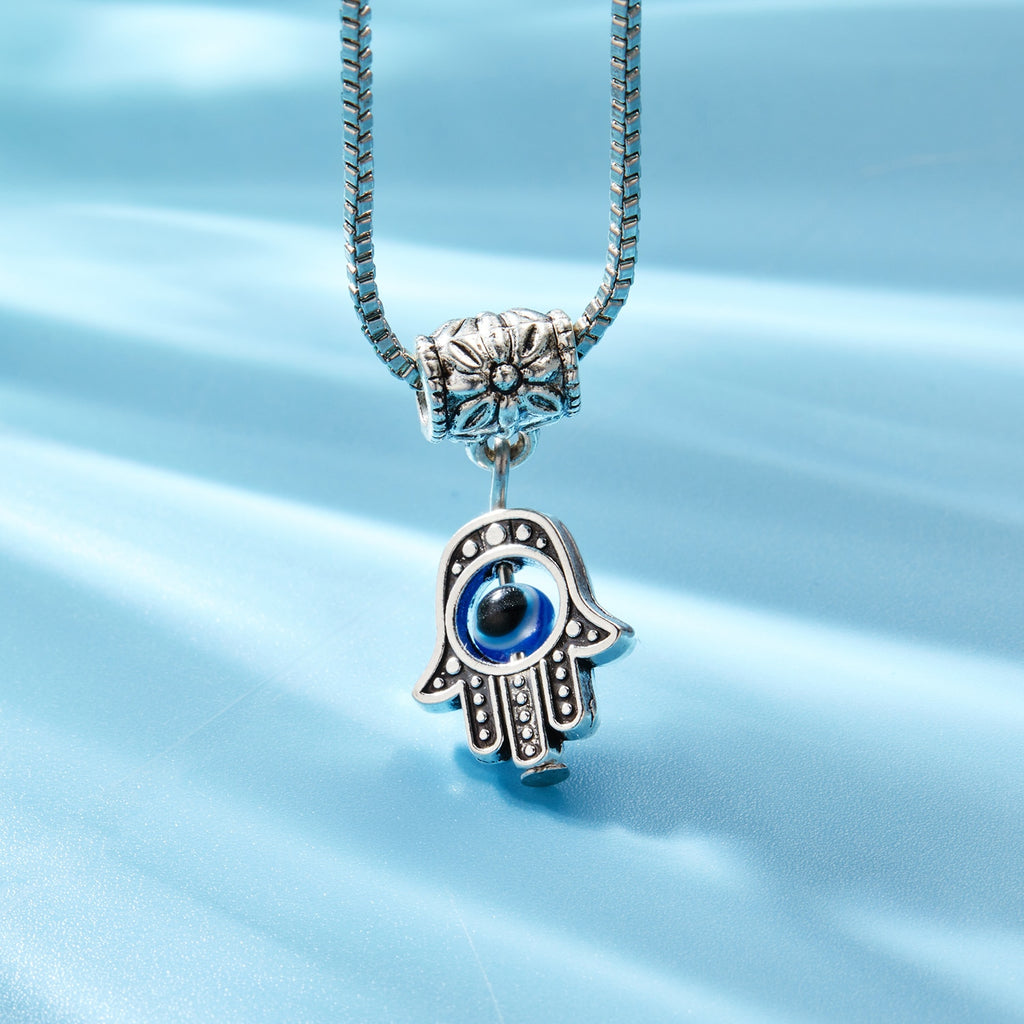 Turkish Evil Eyes Necklaces For Women Vintage Turtle Owl Elephant Butterfly Hamsa Hand Bule Eye Pendant Necklaces Party