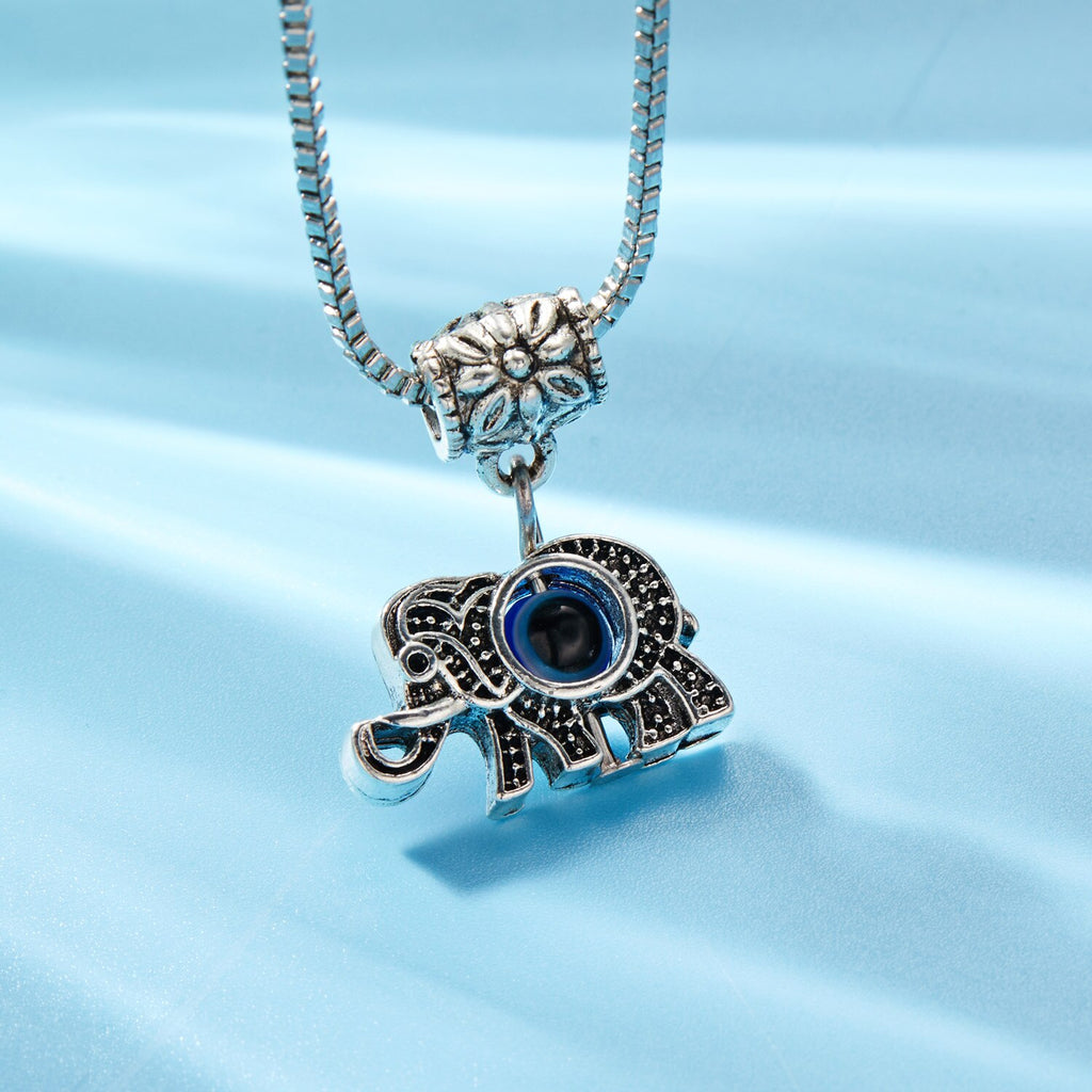 Turkish Evil Eyes Necklaces For Women Vintage Turtle Owl Elephant Butterfly Hamsa Hand Bule Eye Pendant Necklaces Party