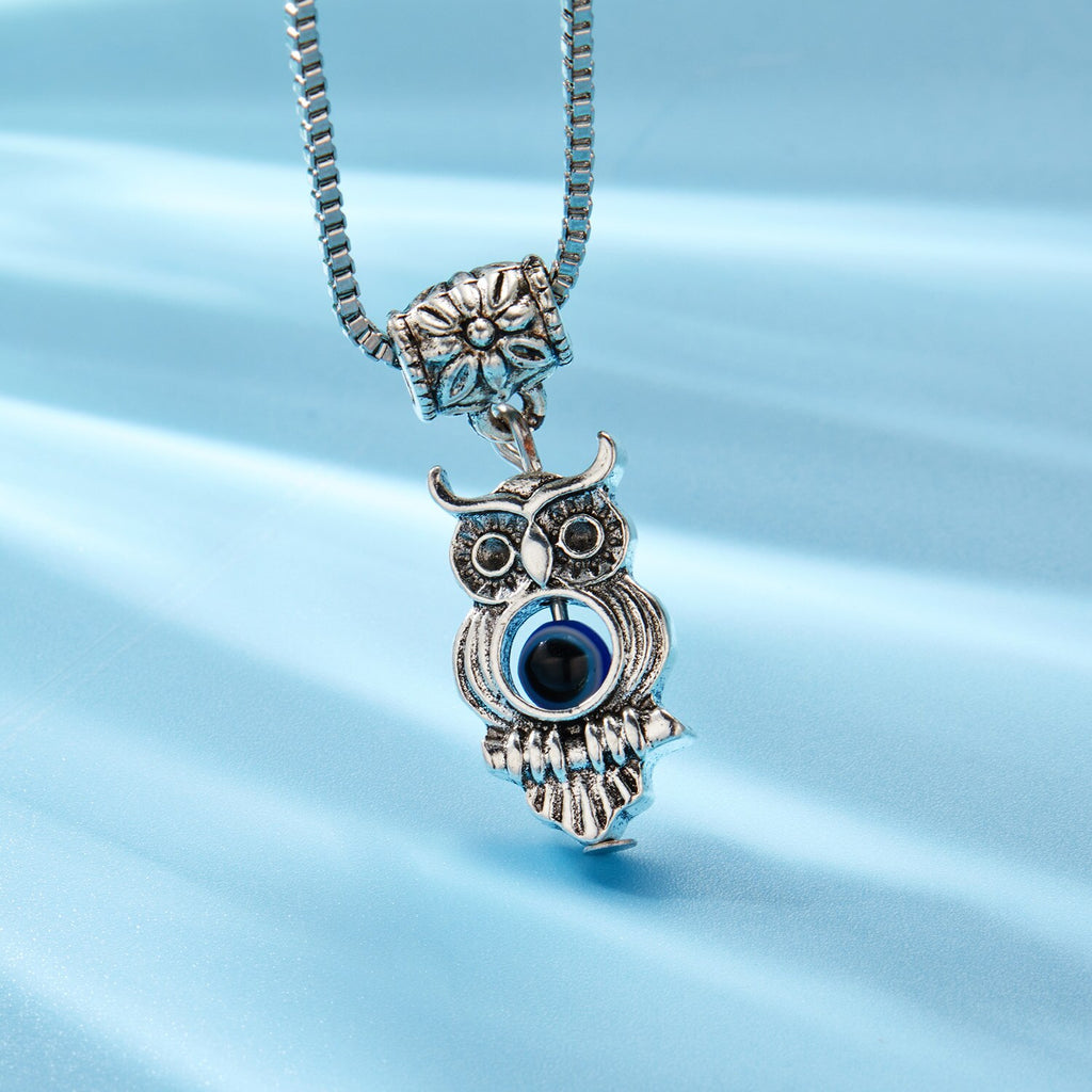 Turkish Evil Eyes Necklaces For Women Vintage Turtle Owl Elephant Butterfly Hamsa Hand Bule Eye Pendant Necklaces Party
