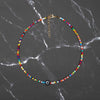 Turkish Evil Eyes Necklaces Women Bohemian Vintage Devil Pendant Choker Rainbow Seed Beads Party Collar Jewelry Gift