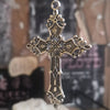 Vintage Cross Pendant Necklace for Women Men Long Chain Punk Goth Trendy Jewelry Accessories Choker Gothic  New