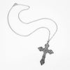 Vintage Cross Pendant Necklace for Women Men Long Chain Punk Goth Trendy Jewelry Accessories Choker Gothic  New