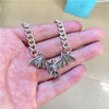Vintage Punk Gothic Bat Chain Necklace For Women Animals Choker Halloween Collar Hip Hop Girls Jewelry Gift
