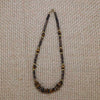 Vintage Tiger Eye Stone Beaded Necklace Men Coconut shell Tribal Ethnic Necklace Women Jewelry Gift For Him CO-09