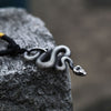 Vintage Women Men Snake Stainless Steel Pendant Chain Necklace Jewelry BP8-492