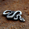 Vintage Women Men Snake Stainless Steel Pendant Chain Necklace Jewelry BP8-492