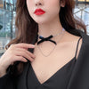 Wedding Jewelry Bow-Knot French Romantic Style Clavicle Chain Vintage Multi-Layer Necklace For Women Beach Chokers Gift