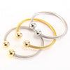 Fashion Women Bracelets & Bangles Colour Gold Stainless Steel Bracelet Fashion Fine Jewelry Pulseras