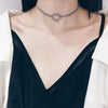 Women Choker Collar Open Cuff Necklace Chain Charming Hollow Heart Choker Necklace Girl Simple Trendy Jewelry