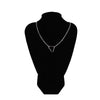 Women Choker Collar Open Cuff Necklace Chain Charming Hollow Heart Choker Necklace Girl Simple Trendy Jewelry