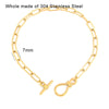 Women Chunky Infinity Knot 7mm Chain Necklace Knotted Bow-knot Clasp Infinite Long O Chain Basic Choker Collar jewellery