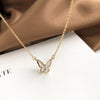 Women Contracted Neck Collar Bone Chain Temperament Butterfly Necklace Pendant Jewelry