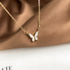 Women Contracted Neck Collar Bone Chain Temperament Butterfly Necklace Pendant Jewelry
